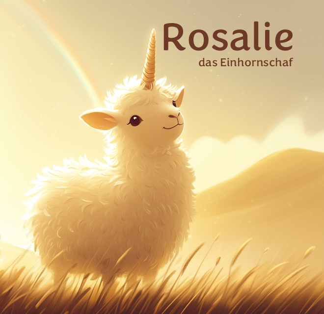 Buchcover von Rosalie – Das Einhornschaf